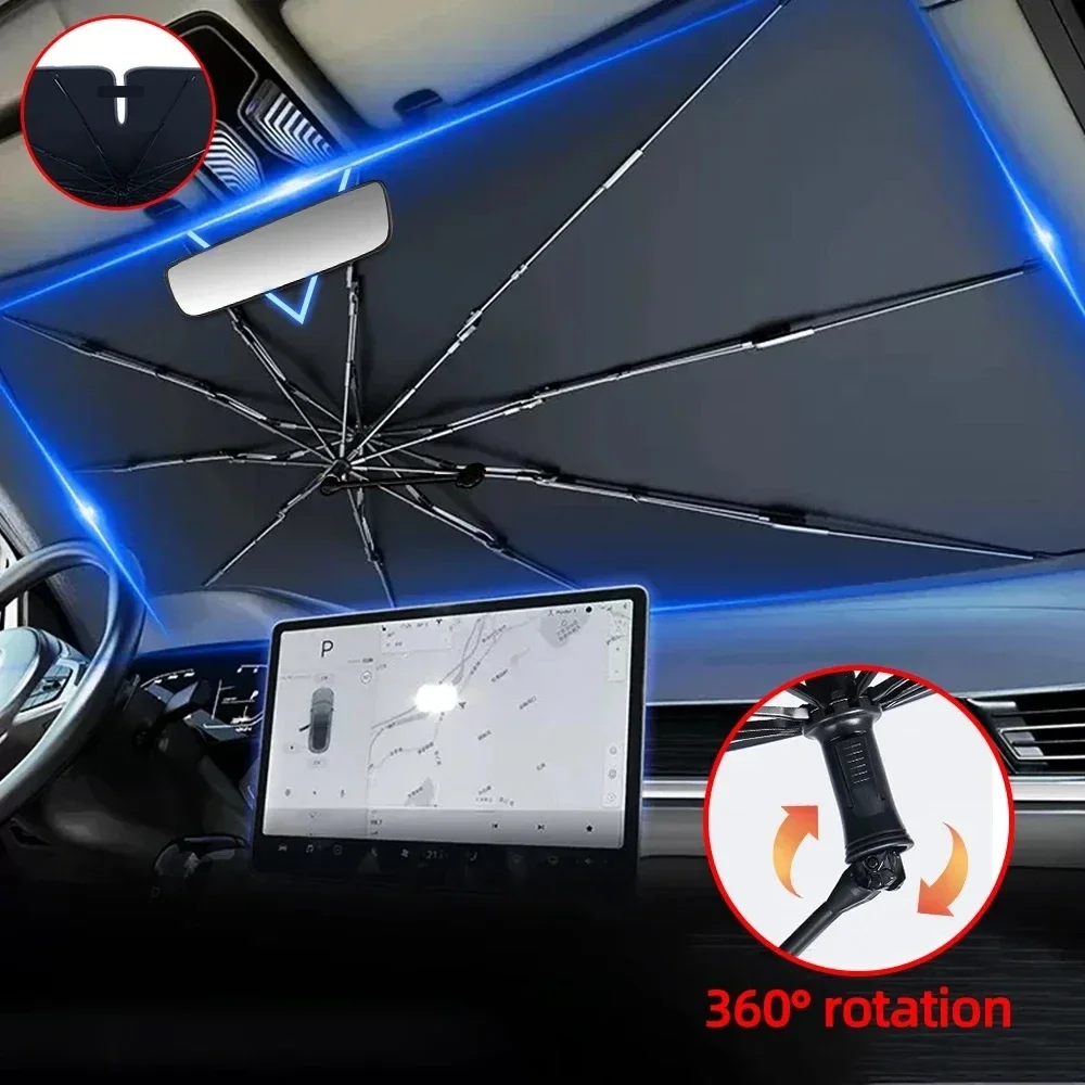 ترقية مظلة السيارات مظلة نافذة السيارة الأمامية ظلة غطاء مظلة السيارات غطاء زجاج سيارة حماية اكسسوارات السيارات