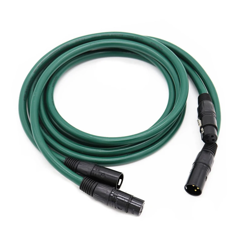 

Pair Copper XLR Balanced Cable Male To Female Furutech Audio Interconnect Line for Amplifier CD Mix