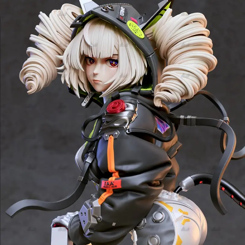 24CM Unpainted 3D Garage Kits Unassembled Shiro GK White Resin Model Kit  T_0011