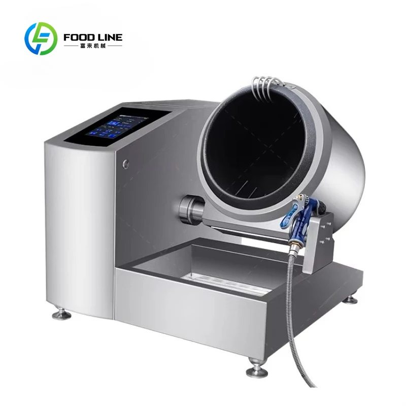 Customized Commercial Fast Food Cooker Electric Stir Fry Machine Automatic Cooking Robot Fried Rice Machine Restaurant Hotels