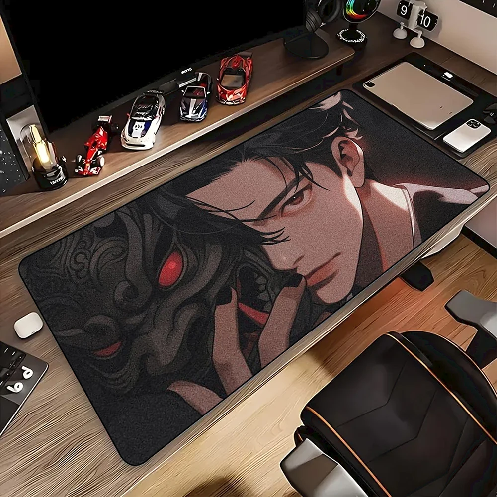 

Mask Girl/Boy Anime Mousepad New Arrivals Large Gamer Mouse Pad Game Locking Edge Mouse Mat Gaming Keyboards Pads XXL 80x30cm