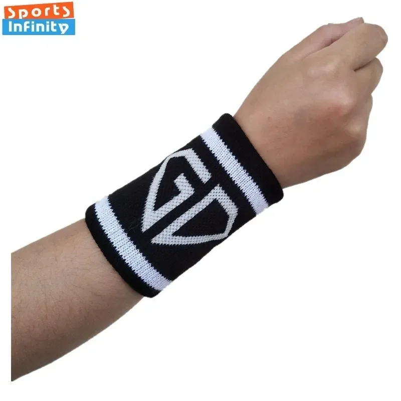 UNISEX Cotton Printed Sport Wrist Band Sweat Absorbing Thickened Wrist Brace Wrist Support for Gym Basketball Volleyball Tennis