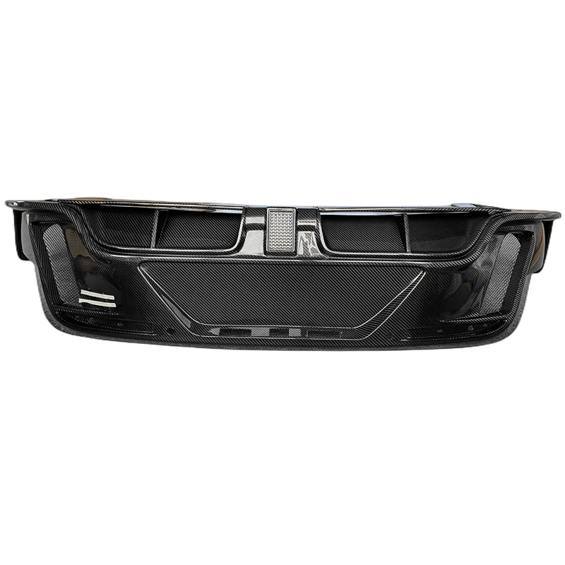 

For Porsche taycan modified dry carbon body kit rear diffuser small surrounding rear lip spoiler
