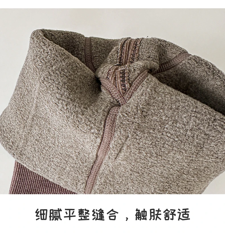 Süße Mädchen Winter Lammwolle Fleece Strumpfhosen Extra dicke Flor vertikale Streifen Strumpfhosen Ultra warme Plüsch weiche Student Kinder Leggings – Detail 29