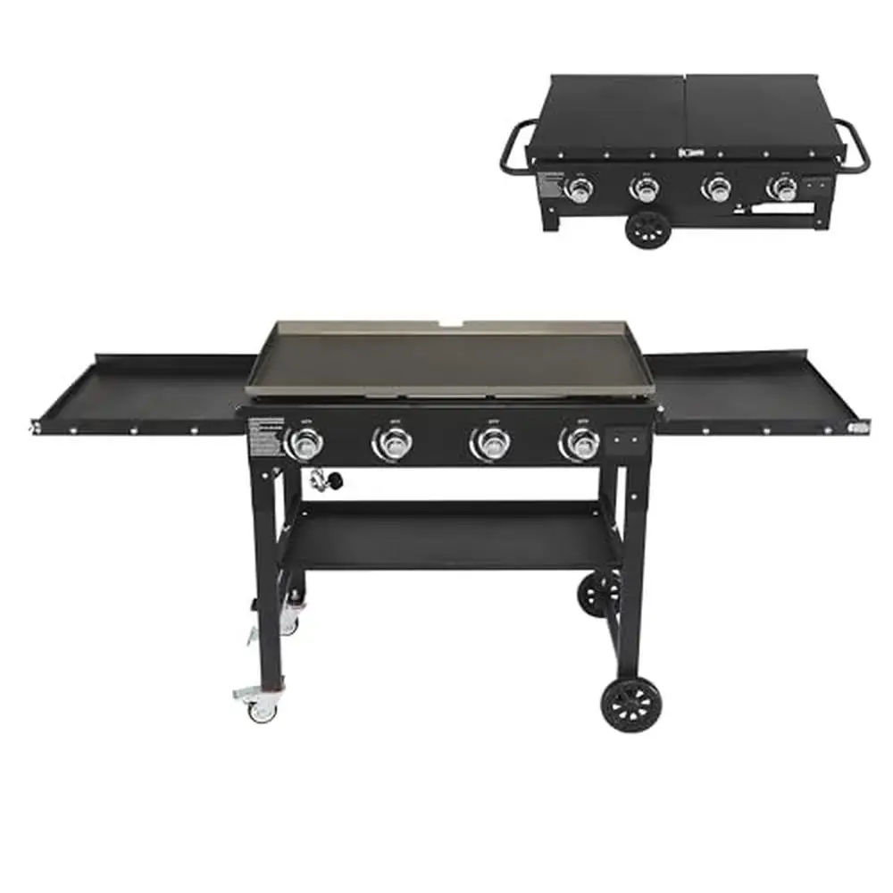 4-Burner Flat Top Gas Grill 36