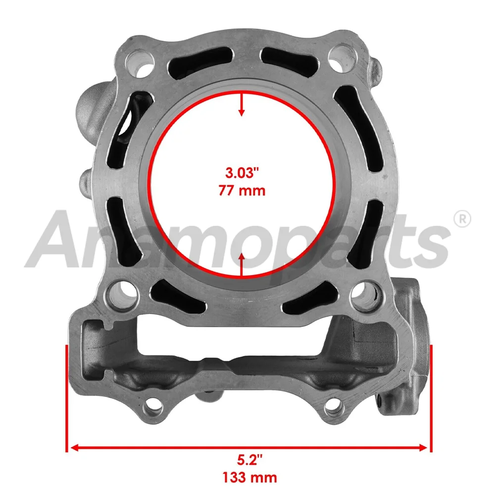 STD 77mm Motor engine Cylinder block For 2001-2013 Yamaha WR250F YZ250F COMPETITION YZ 250 CC 5XC-11311-20-00 5NL-11311-00-00