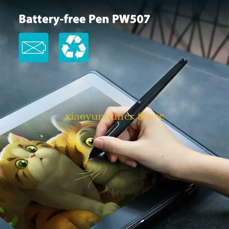 P9JB Digital Pen PW507 Stylus Pen For  Digital Graphics Kamvas Pro 12/Pro 13/Pro 16/16/20