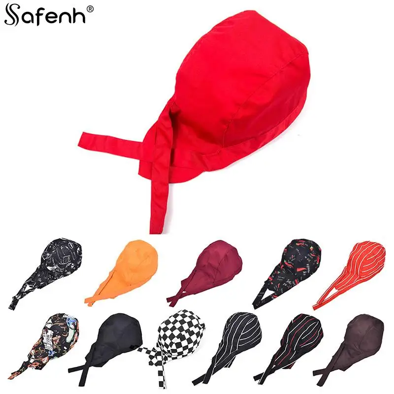 1 pz Unisex Top Chef cappello da pirata cappelli da cameriere Hotel ristorante mensa panetteria cucina abbigliamento da lavoro Master Cook Forward Cap all'ingrosso