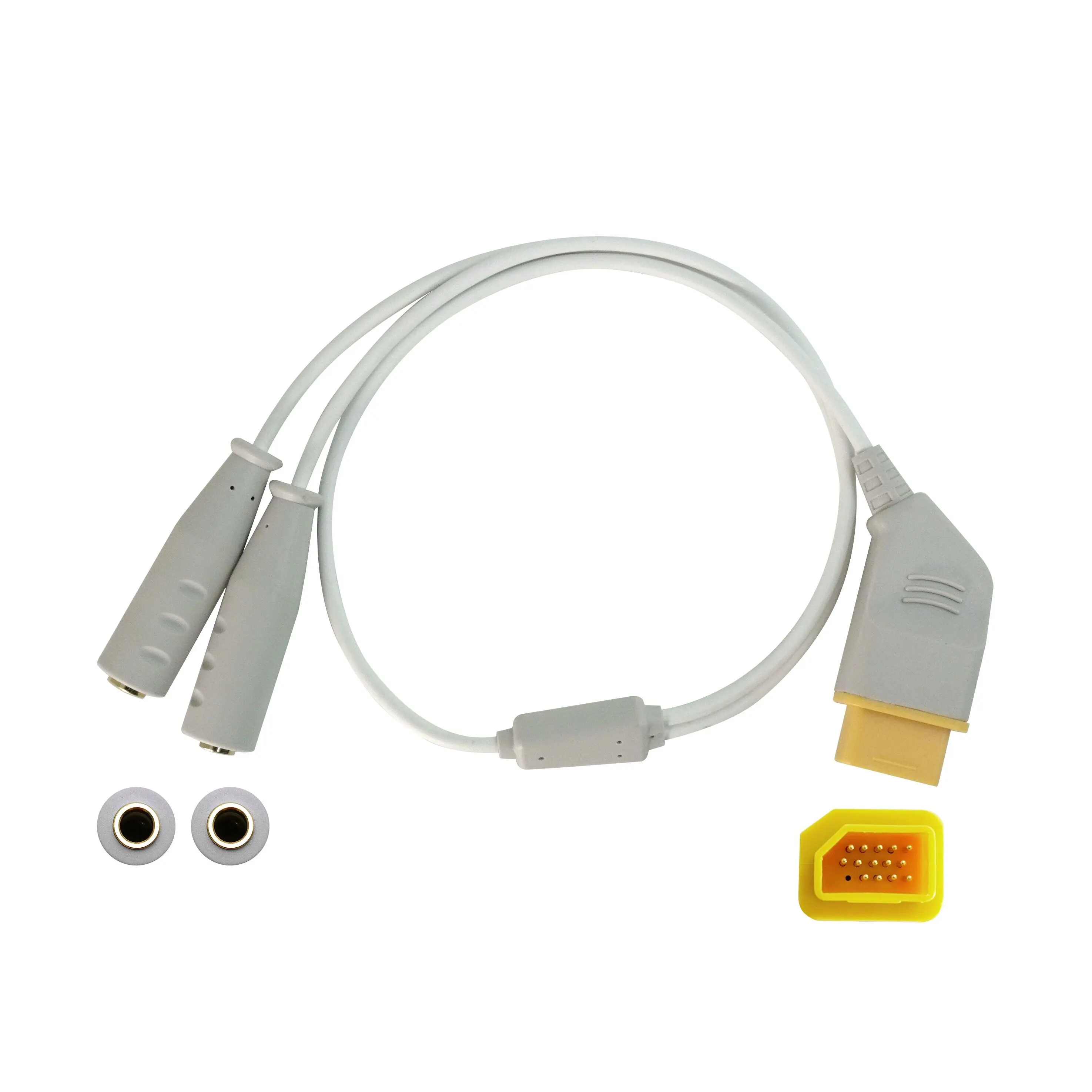 Dual Temperature Adapter Cable 0.6meter Fit for YSI400 Reusable Probe Consumables