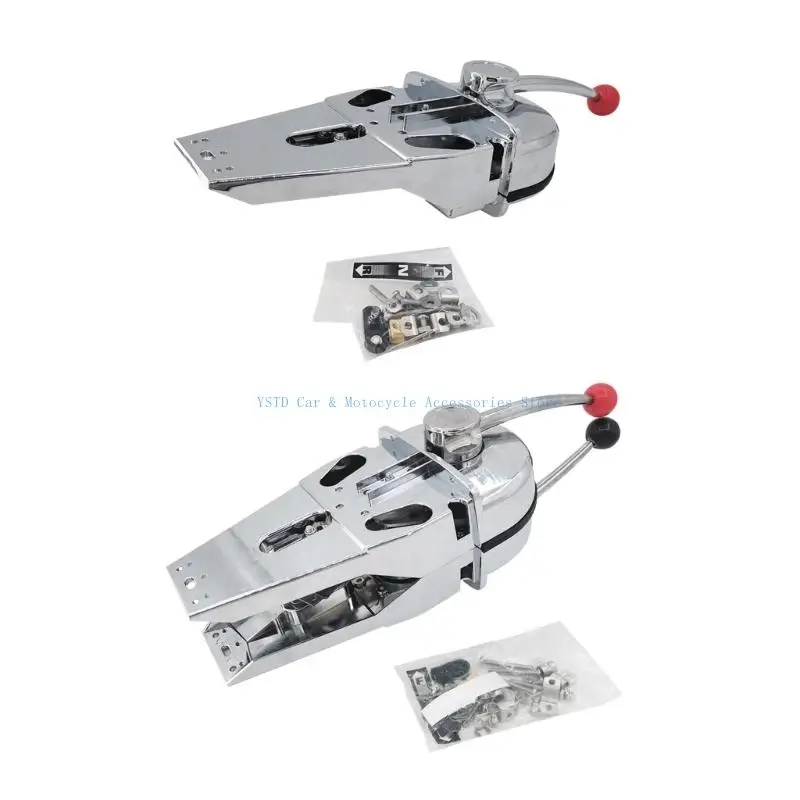 L5BC Marine Alloy Throttle Handle with Ergonomic Design Simple Operate for Comfortable & Precise Boat Control