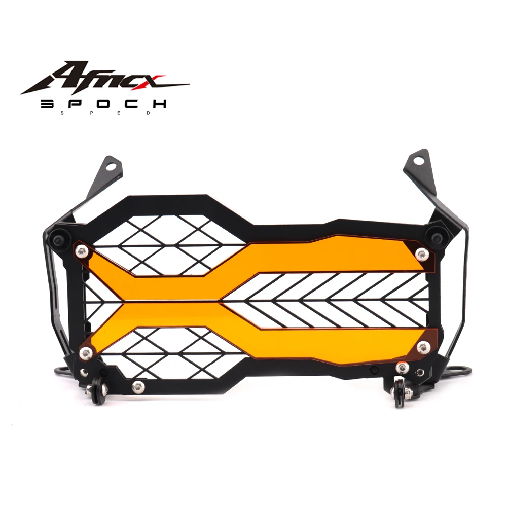 Für R1250GS ADV 2021-2024 Motorrad Frontlampenschutz Acryl-Schutzabdeckung Scheinwerferabdeckung Aluminium-Zubehör