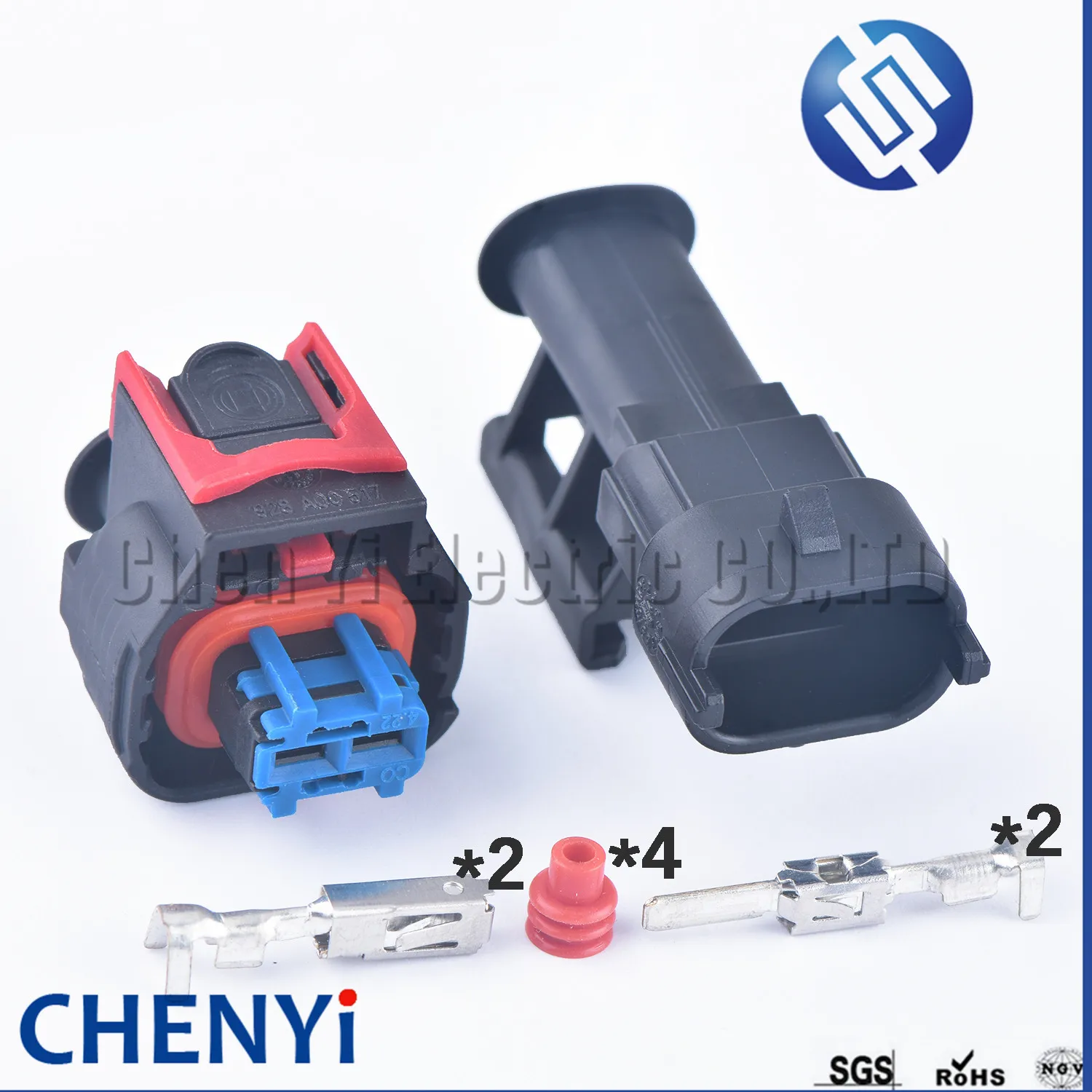 1 set 2 Pin 2.8 Series 1928405521 1928A00517 fuel injector plug Auto Waterproof Electric Wire Cable Socket Connector 1928403428