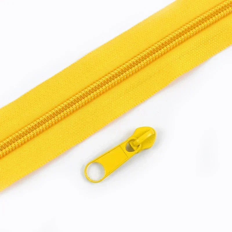 5/10/20M 3 # 5 # Regenbogen-Nylon-Reißverschlussband mit Reißverschlusszügen, Kleidungsdekoration, Reißverschlussrolle, Taschenverschluss, Reparaturset für Reißverschlüsse, Nähzubehör