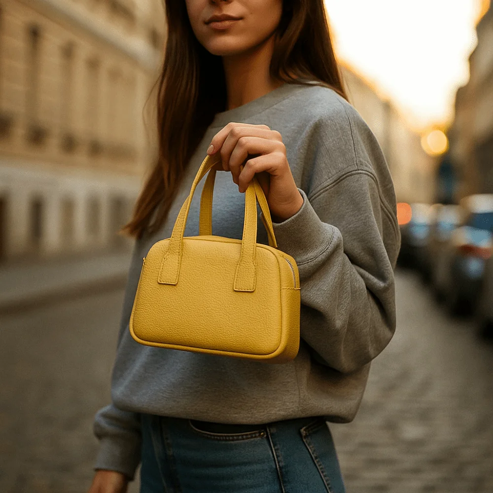 

Высококачественная кожаная сумка для боулинга из искусственной кожи, сумка в корейском стиле, бостонская большая сумка, дизайн меньшинств, французский стиль