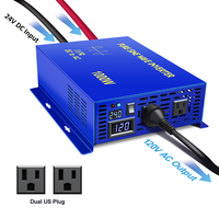 1000W Off Grid Pure Sine Wave Solar Inverter 24V to 220V Battery Power Supply 12V 36V 48V DC to 100V 120V 230V 240V AC Converter