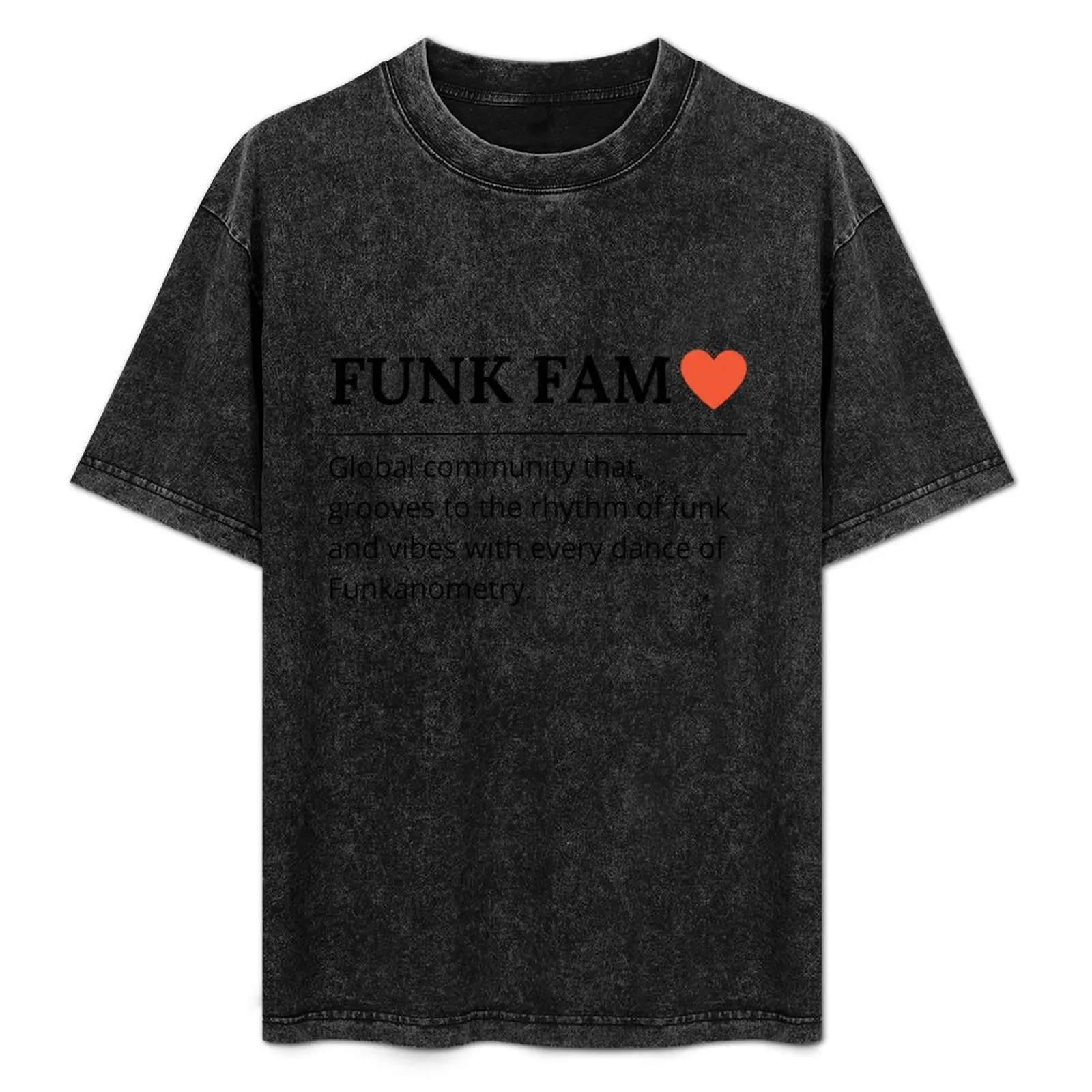 Camiseta con estampado de moda de la marca Funk Fam Love Funkanometry, camiseta con estampado de moda