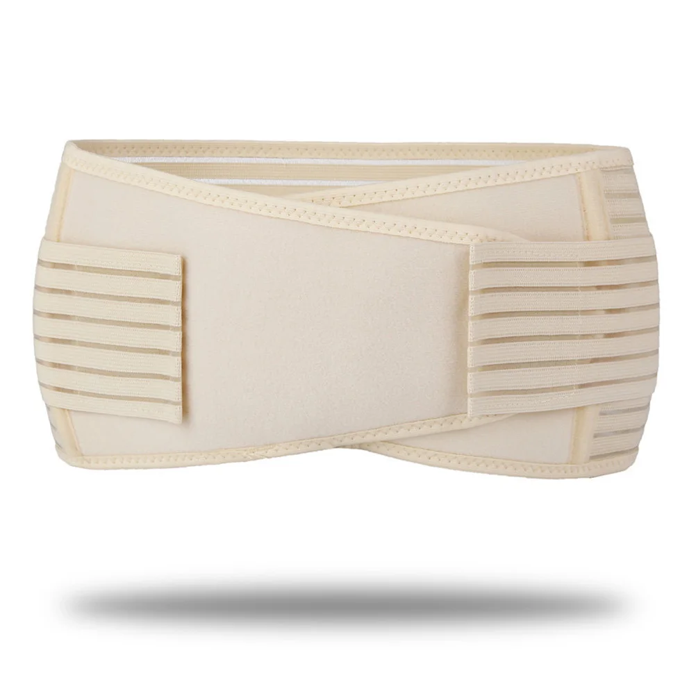 2 قطعة حزام تصحيح الحوض بعد الولادة قابل للتعديل الورك يتقلص دعم للنساء L حجم لون البشرة البيج الانتعاش البطن