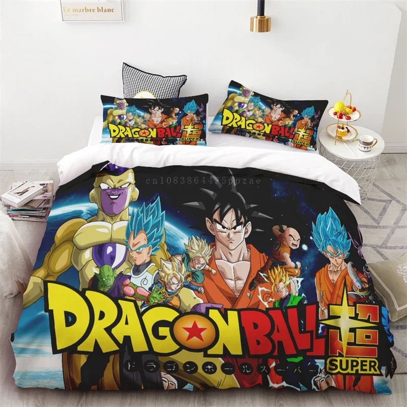 Poszwa na kołdrę Dragon Ball Animacja Wspomnienia z dzieciństwa Miękkie i wygodne duże pojedyncze podwójne łóżko Dekoracja urodzinowa dla dorosłych dzieci