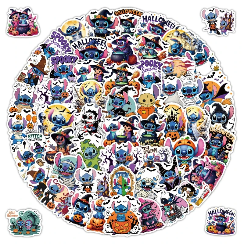 

52 шт. милые наклейки с граффити на Хэллоуин-водостойкие наклейки для декора журнала, альбома и ноутбука