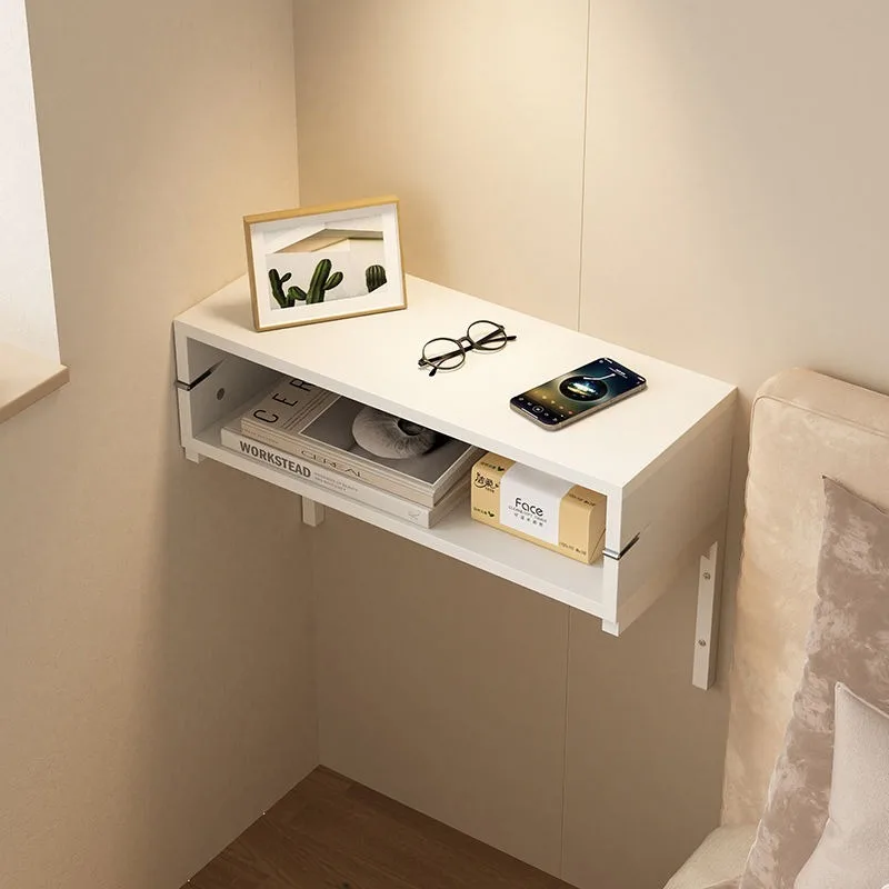 

Folding Wall-mounted Bedside Table Saves Space Bedside Wall-mounted Study Small Apartment Wall Table Night Stand Furniture