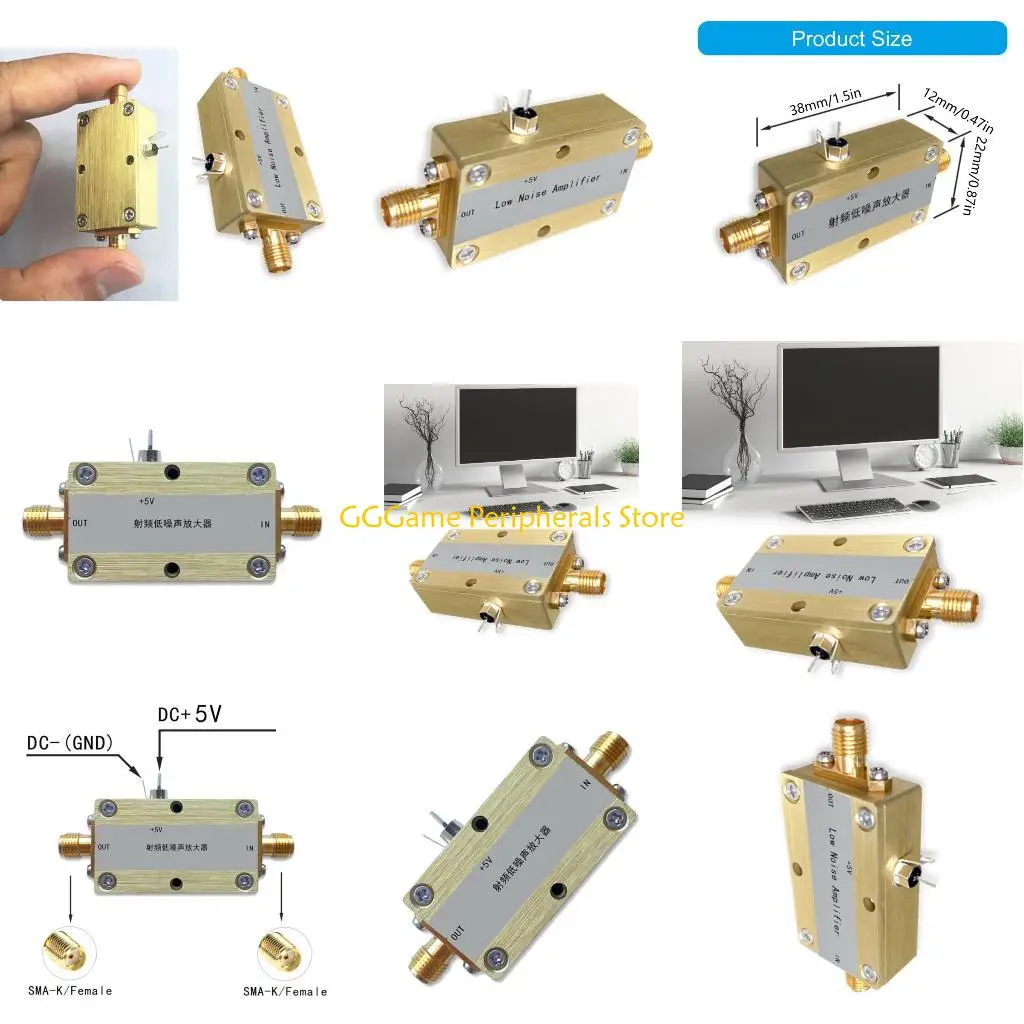 U55B Wideband Amplifier Gains 17dB Low Noise Amplifier Board 50MHz-4GHz Amplifier