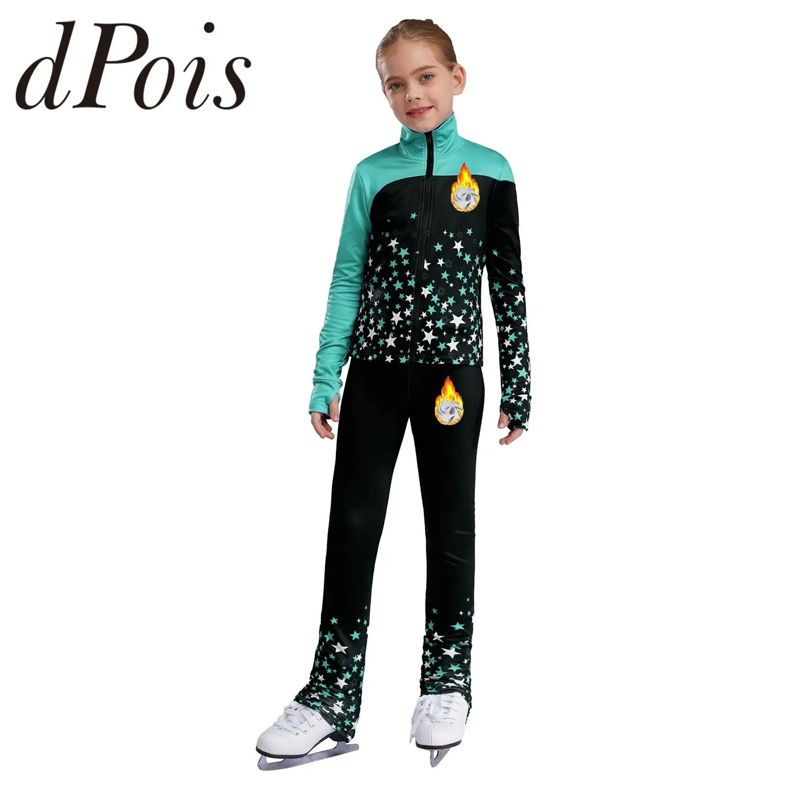 

Детские спортивные костюмы на флисовой подкладке, спортивная одежда для девочек, детский спортивный комплект для гимнастики, спортивный костюм для девочек, тренировочная куртка, леггинсы для йоги