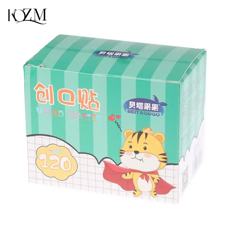 120Pcs/box Waterproof Breathable Round Band Aids Adhesive For Children Wound Care First Aid