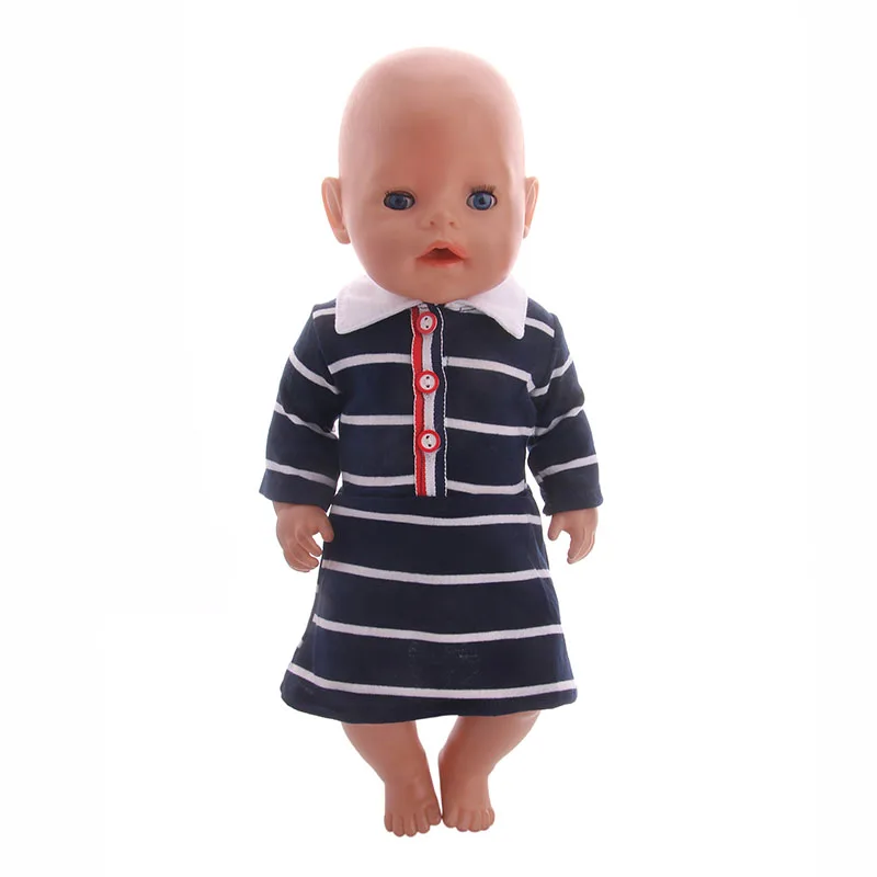 Vêtements de poupée de Style noël, combinaison en forme de citrouille, jupe mignonne pour poupée américaine et bébé né de 18 pouces et 43CM, cadeaux de noël, jouets pour enfants