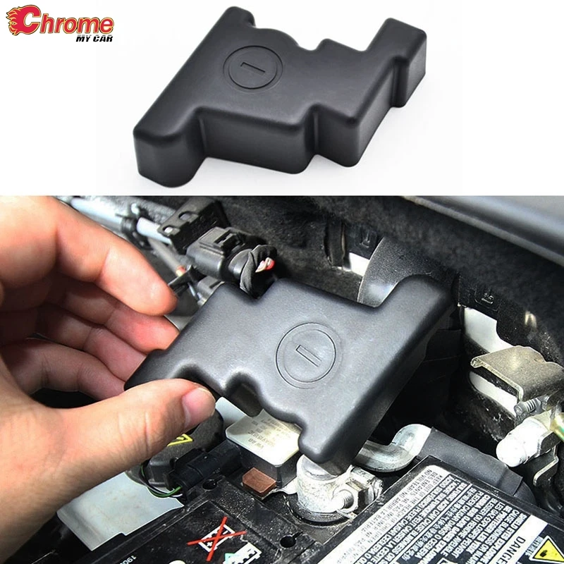 Car Battery Batteries Negative Electrode Pole Terminal Protective Cover Tray For VW Tiguan Touran Teramont Atlas 2016 2017 2018