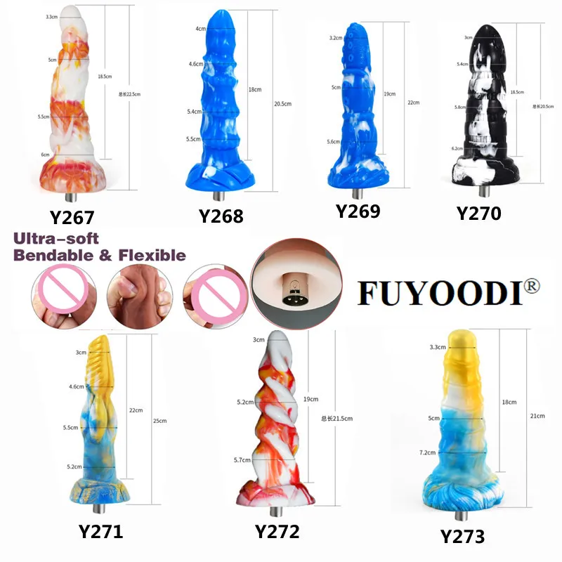 

3XLR Sex Machine Attachments adult toy Liquid silicone material Dildos G-spot Stimulate Penis Love Masturbation Accessories