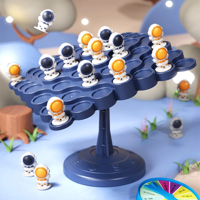 Kinderbalans Bordspel Astronauten Kikker Balansbord Tafelblad Feest Grappig Ouder-Kind Interactief Spel Bouwsteen Speelgoed