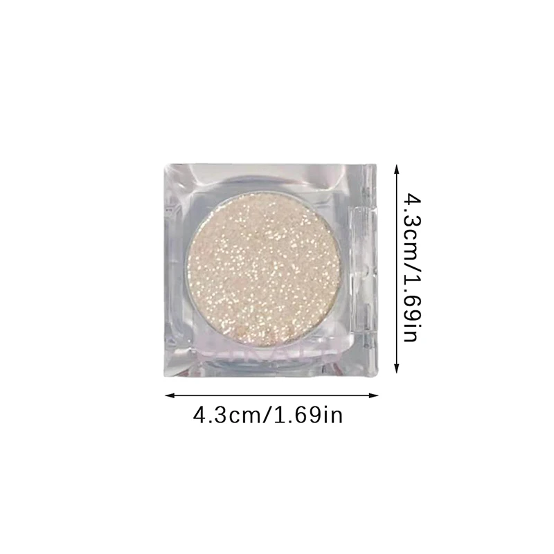 Monochromatic Eye Shadow Plate Girl Beginner Makeup Tray Sculpture Highlight Cosmetic Pearlescence Accessories