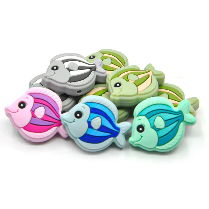 20pcs New Silicone Beads Wholesale Handwork Focal Beads Baby Toy DIY String Pen Bead Nipple Chain Jewelry Pendant Accessories