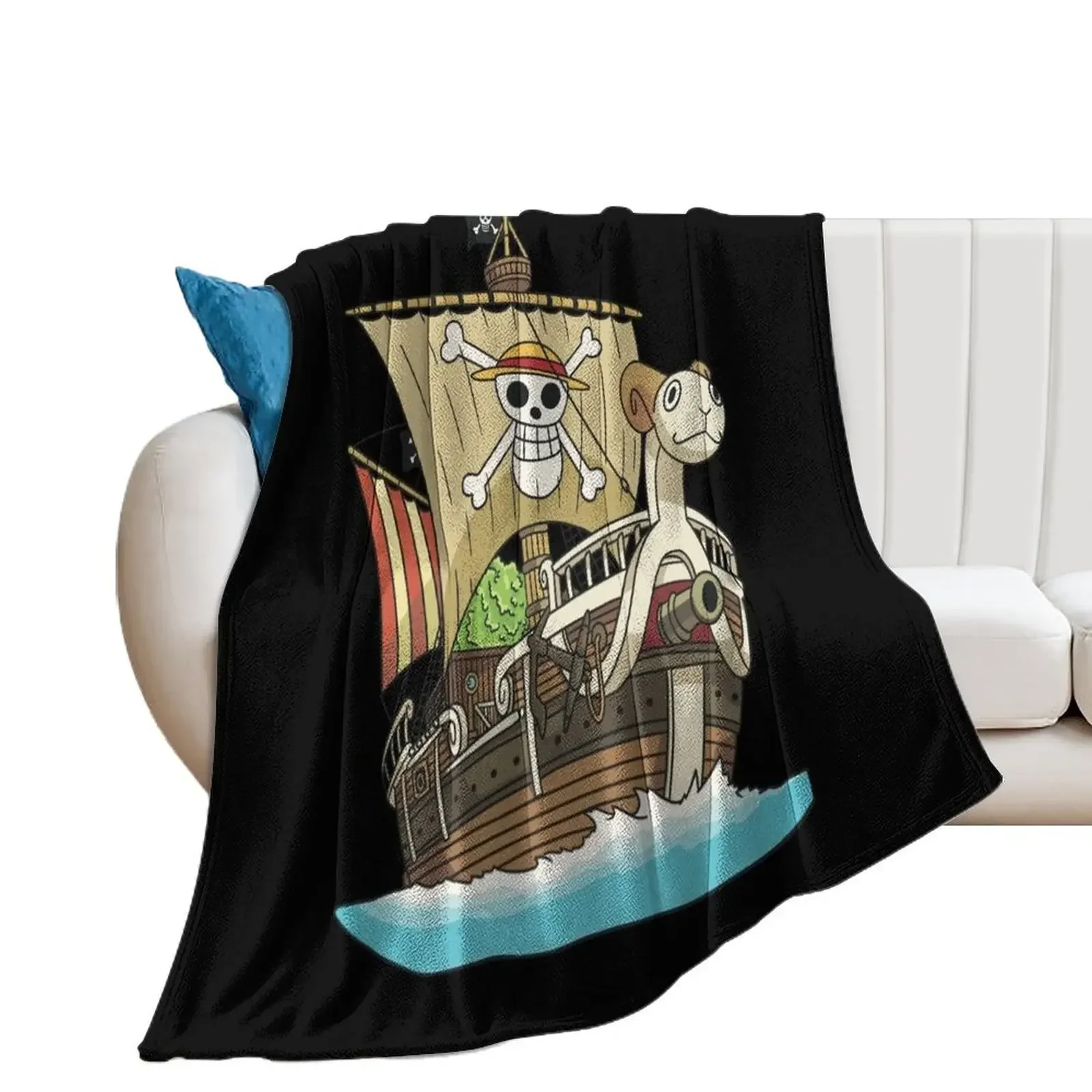 

The going merry Throw Blanket anime Luxury St Sofa Blankets