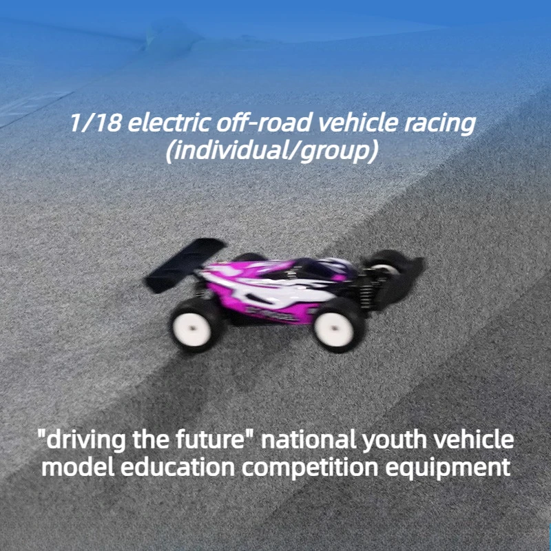 New 1/18 Scale RC Off Road Vehicle with Rubber Tires Independent Suspension and Flame Design  Electric Remote Control Toy Car
