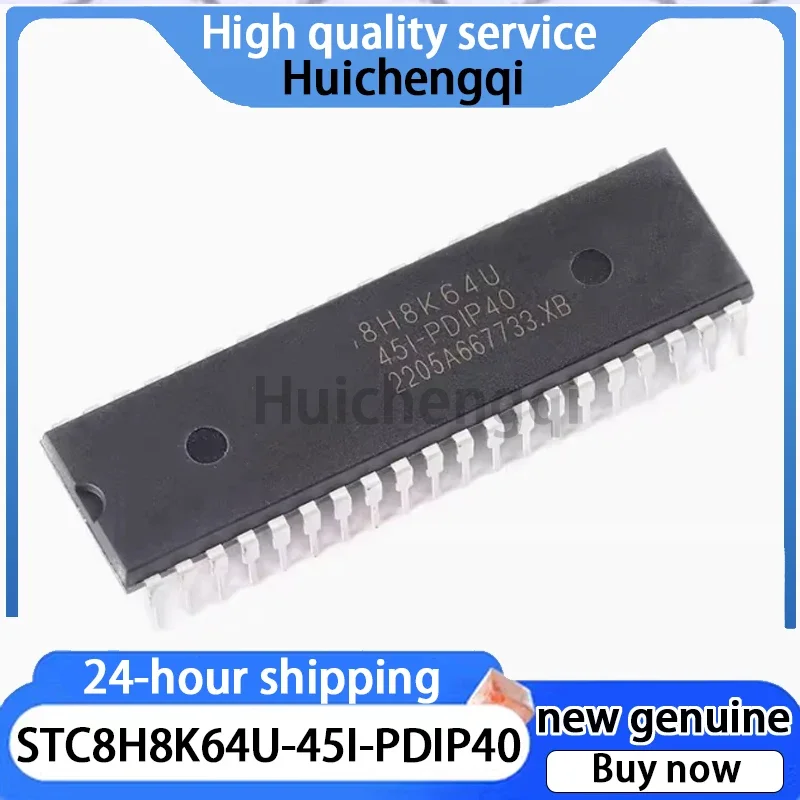1PCS Original Genuine STC8H8K64U-45I-PDIP40 1T 8051 Microcontroller MCU Chip