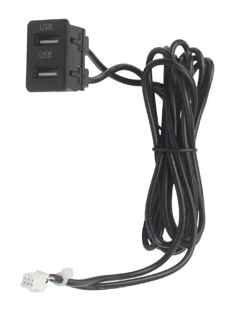5V Car Navigation Machine 6 Pin To USB Audio Input USB For Port Panel Interface Flush Mount 150cm USB Extension Adapter Cable
