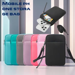 Diagonal cross mobile phone storage bag, mobile miscellaneous bag, coin purse, key bag, card bag, lightweight and suitable for t