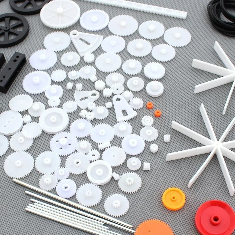 92 Kinds of Gear One Set 92pcs  Bag Plastic  Toys  for Model Robot Car DIY Accessories