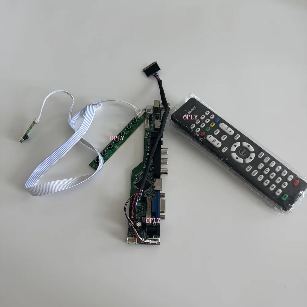 

TV Controller board kit for N173FGE N173FGE-L23/L21 N173O6 1600X900 17.3" HDMI-compatible RF USB AV VGA Audio LED Screen