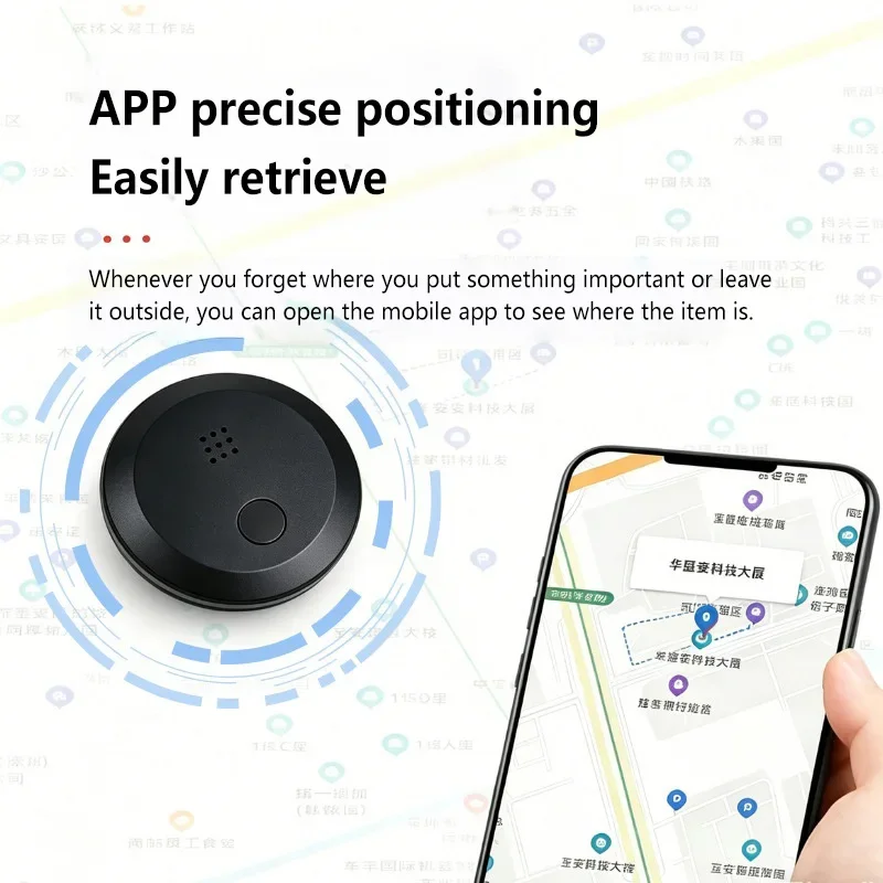 GPS Smart Bluetooth Tracker Tag Works With Ios Android Find My App Tracking Locator Device Anti-lost Item Finder For Key Bag New