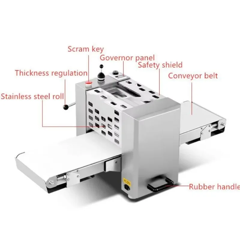 

Electric Automatic Desktop Pastry Mini Bread Croissant Press for Home Bakery
