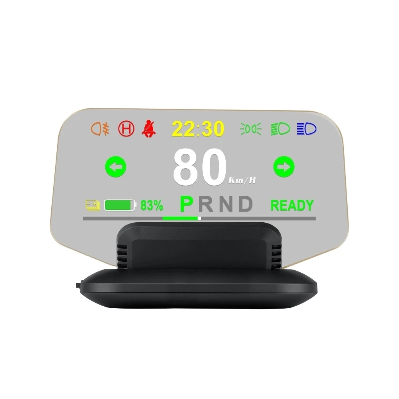 

High-Definition HUD Car Head Up Display Overspeed Alarm Speedometer GPS HUD Digital Gauges Auto Fatigue Driving Reminder