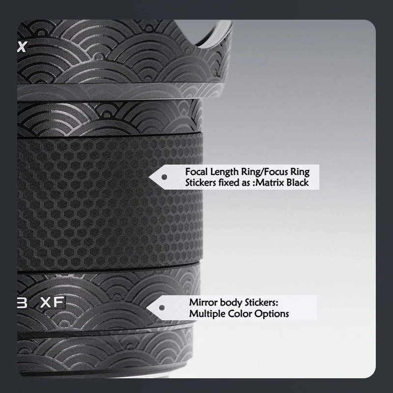 ل VILTROX AF 9 مللي متر F2.8 Airi XF عدسة ملصق واقية الجلد ملصق مائي فيلم المضادة للخدش حامي معطف ل Fujifilm X F جبل #1