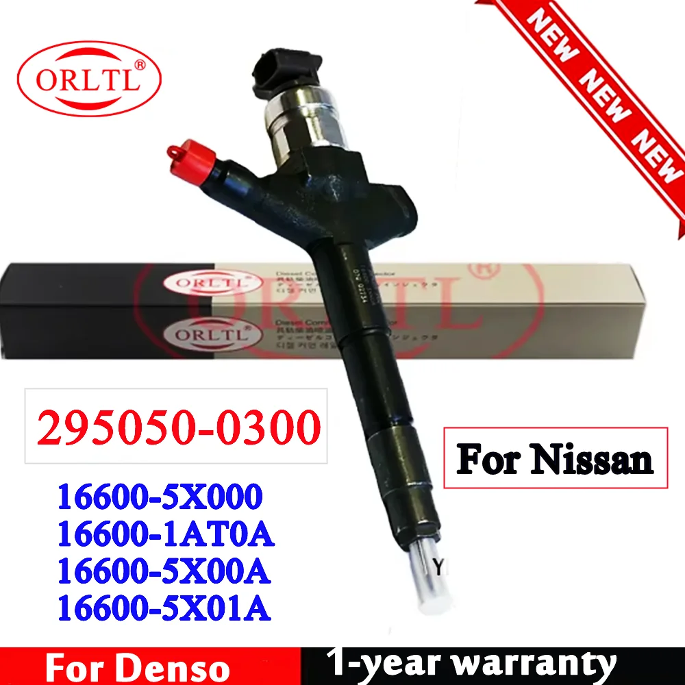 16600-5X000 295050-0300 Форсунка дизельного топлива 295050-0301 16600-1AT0A для Denso Nissan Navara D40 16600-5X00A 16600-5X01A