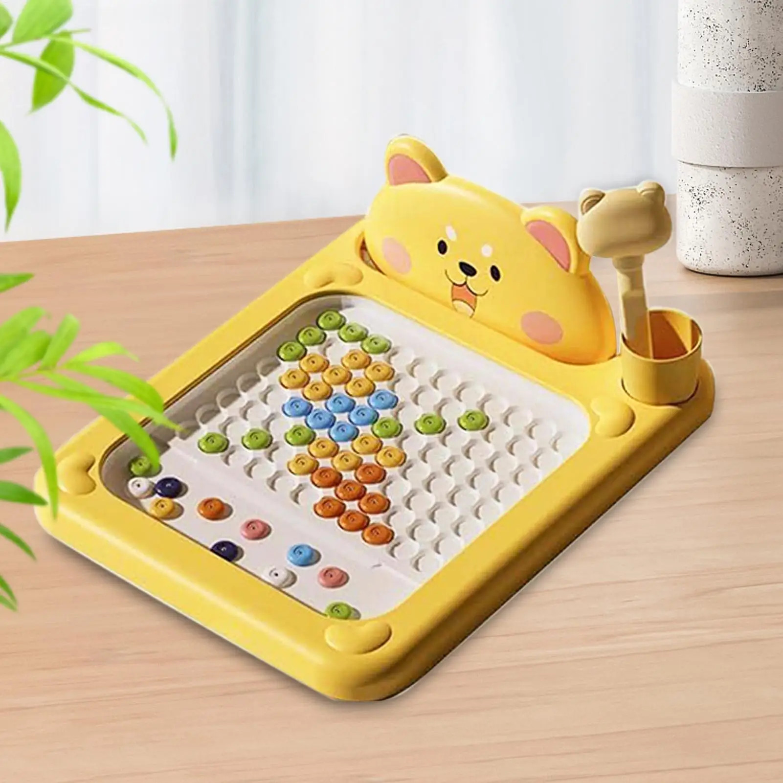 Planche d'activité magnétique, planche à dessin magnétique pour tout-petits avec stylo, jouets d'interaction Parent-enfant pour garçons âgés de 2 à 5 ans