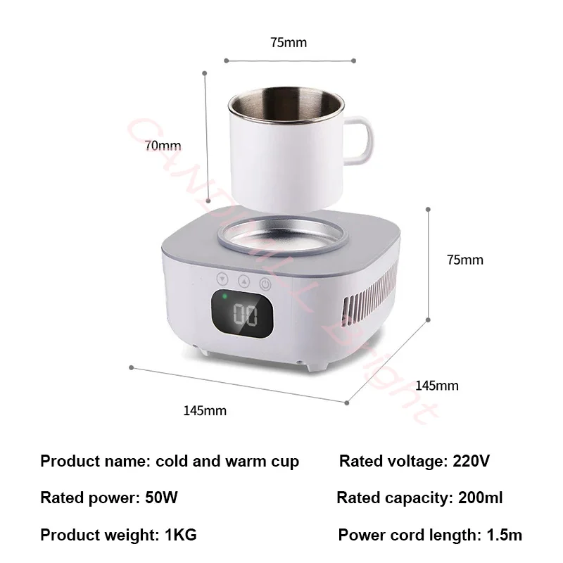 2 In 1 Drank Snelle Koeler Cup Huishoudelijke Bierfles Kan Drankjes Cooling Mok Drank Koeler Coaster Thermostatische Cup