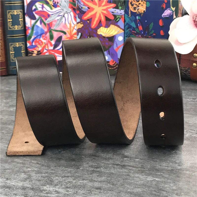 3,8 cm Top Geauine Ledergürtel ohne Schnalle Mann Gürtel Ceinture Homme Herren Ledergürtel ohne Schnallen für Männer 105-125cm sp05 – Detail 10