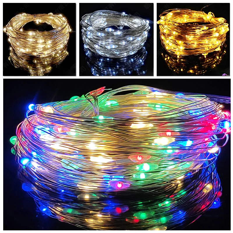 30M USB LED String Lights Copper Wire Garland Fairy Lights for Christmas Wedding Party Holiday Lighting Garden Lamp Decoration