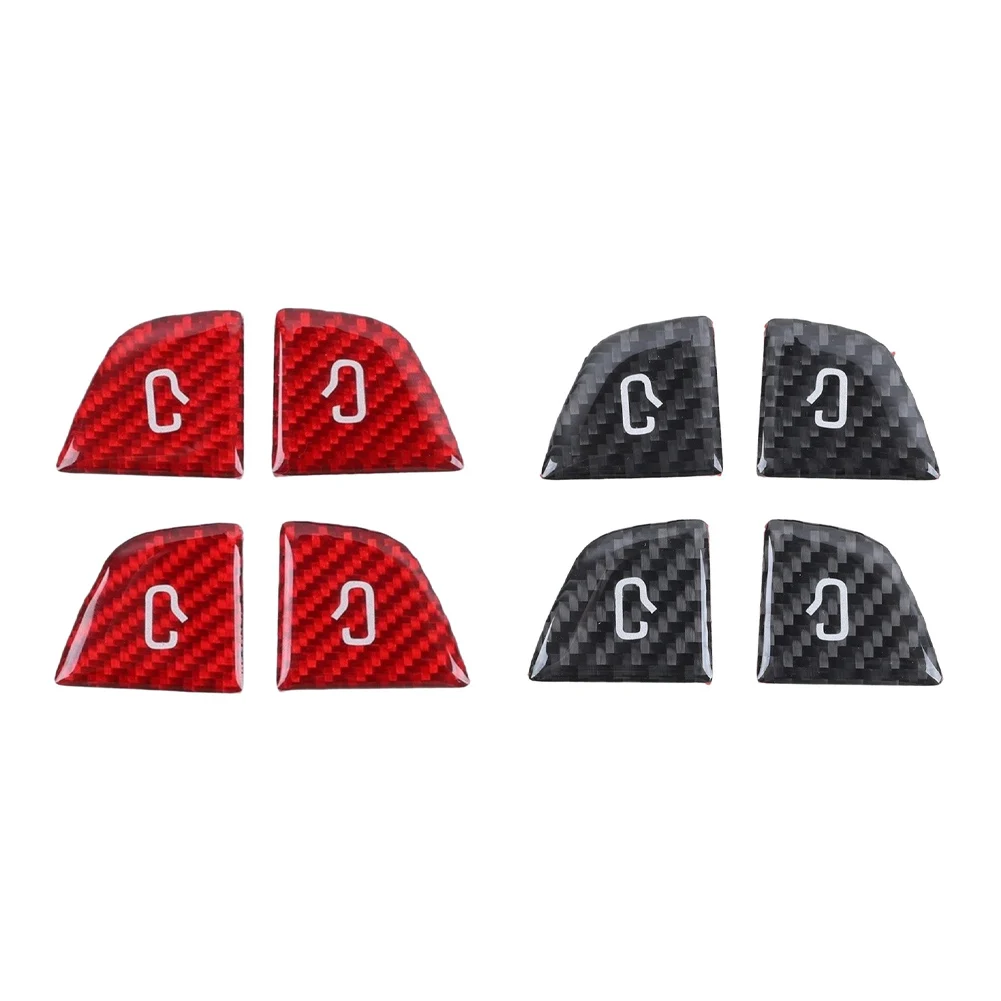 Door Switch Cover Trim Sticker for Tesla Model for 3 Model Y For Juniper 2025 2026 Carbon Fiber Visual Upgrade and Panel